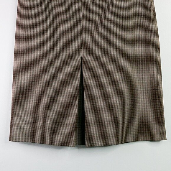 Ann Taylor Factory - Wool Blend Micro Check Skirt - 10P - Picture 2 of 5